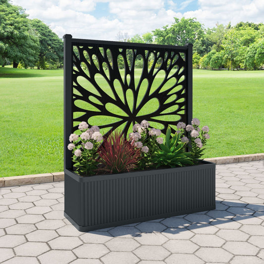 Blossom Screen large flower pot with LED